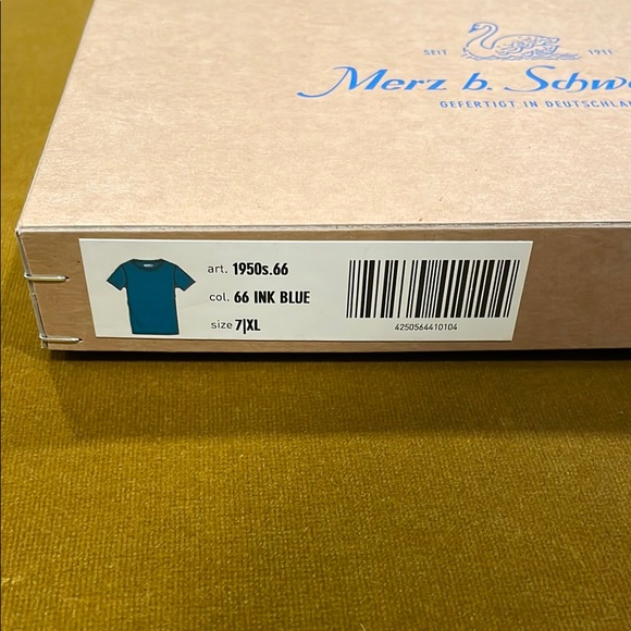 Merz B Schwanen Navy Blue T-Shirt - Picture 6 of 7